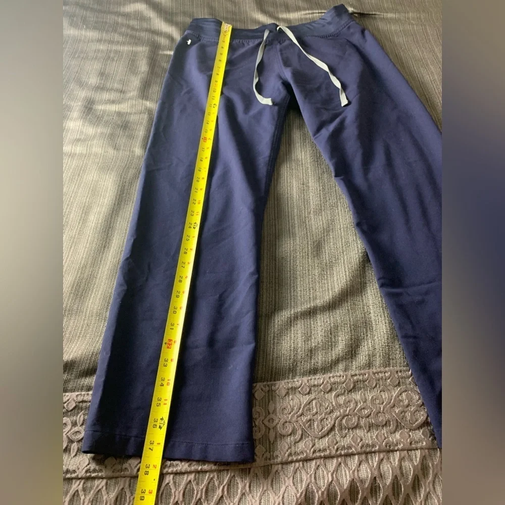 Figs Technical Collection Scrub Pants Straight Leg Navy Blue Medium P
